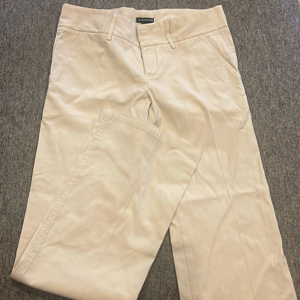 Club Monaco Cream Khaki Beaton Pant